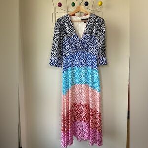 Saloni Silk A-Line Dress